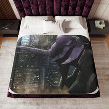 Load image into Gallery viewer, Anime Neon Genesis Evangelion Sherpa Blanket