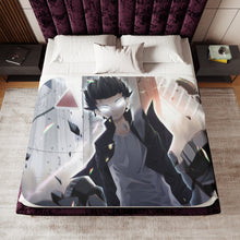 Load image into Gallery viewer, Mob Psycho 100 Shigeo Kageyama Sherpa Blanket
