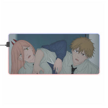 Load image into Gallery viewer, Anime Chainsaw Man RGB LED Mouse Pad (Desk Mat)