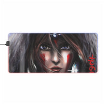 Load image into Gallery viewer, Princess Mononoke RGB LED Mouse Pad (Desk Mat)