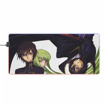 Load image into Gallery viewer, Code Geass Lelouch Lamperouge, Suzaku Kururugi RGB LED Mouse Pad (Desk Mat)