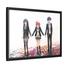 Load image into Gallery viewer, My Teen Romantic Comedy SNAFU Hachiman Hikigaya, Yukino Yukinoshita, Yui Yuigahama Canvas Framed Art Print
