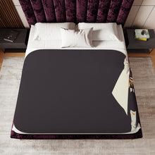 Load image into Gallery viewer, Rider of Black (Fate/Apocrypha) Minimalist Sherpa Blanket