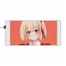 Load image into Gallery viewer, Lycoris Recoil Chisato Nishikigi RGB LED Mouse Pad (Desk Mat)