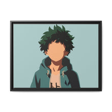 Load image into Gallery viewer, Izuku Midoriya minimalism Canvas Framed Art Print