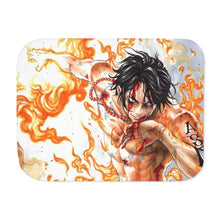 Load image into Gallery viewer, Portgas D. Ace - One Piece Sherpa Blanket