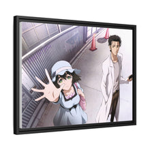 Load image into Gallery viewer, Mayuri and Okabe Canvas Framed Art Print