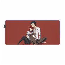 Load image into Gallery viewer, Kurisu Makise RGB LED Mouse Pad (Desk Mat)