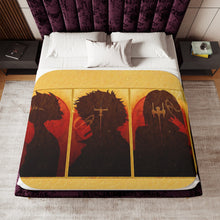 Load image into Gallery viewer, Anime Cowboy Bebop Sherpa Blanket