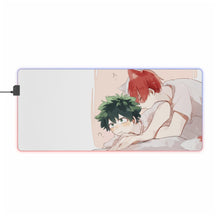 Load image into Gallery viewer, My Hero Academia Izuku Midoriya RGB LED Mouse Pad (Desk Mat)