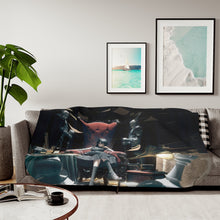 Load image into Gallery viewer, Anime Chainsaw Man Sherpa Blanket