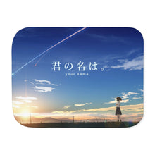 Load image into Gallery viewer, Your Name. Sherpa Blanket
