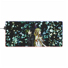 Load image into Gallery viewer, Kirito and Asuna RGB LED Mouse Pad (Desk Mat)