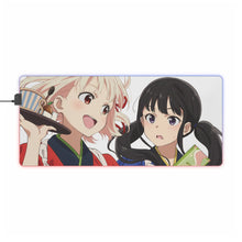 Load image into Gallery viewer, Lycoris Recoil Takina Inoue, Chisato Nishikigi RGB LED Mouse Pad (Desk Mat)