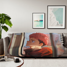 Load image into Gallery viewer, Anime Jujutsu Kaisen Sherpa Blanket
