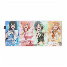 Load image into Gallery viewer, My Teen Romantic Comedy SNAFU Yukino Yukinoshita, Yui Yuigahama, Komachi Hikigaya RGB LED Mouse Pad (Desk Mat)