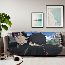 Load image into Gallery viewer, Blue Exorcist Sherpa Blanket