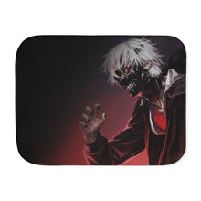 Load image into Gallery viewer, Ken Kaneki - Mask Sherpa Blanket