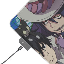 Load image into Gallery viewer, Blue Exorcist Rin Okumura, Yukio Okumura, Mephisto Pheles, Kuro, Shura Kirigakure RGB LED Mouse Pad (Desk Mat)