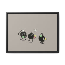 Load image into Gallery viewer, A few マクロクロスケ sketched on a cool Tokyo night Canvas Framed Art Print