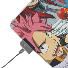 Load image into Gallery viewer, Fairy Tail Natsu Dragneel, Erza Scarlet, Gray Fullbuster, Lucy Heartfilia, Happy RGB LED Mouse Pad (Desk Mat)
