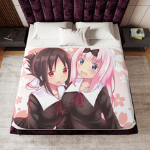 Load image into Gallery viewer, Kaguya and Chika Sherpa Blanket