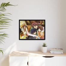 Load image into Gallery viewer, Clannad Tomoya Okazaki, Nagisa Furukawa, Akio Furukawa, Sanae Furukawa Canvas Framed Art Print
