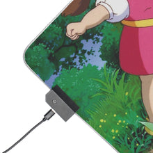 Load image into Gallery viewer, Mei behind little Totoro RGB LED Mouse Pad (Desk Mat)