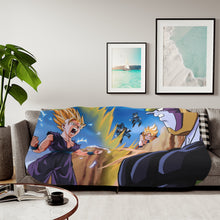Load image into Gallery viewer, Gohan SSJ 2 vs Cell Sherpa Blanket
