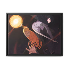 Load image into Gallery viewer, Sasuke and Naruto Canvas Framed Art Print