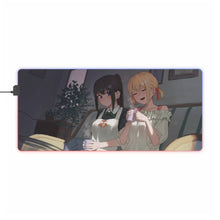 Load image into Gallery viewer, Lycoris Recoil Takina Inoue, Chisato Nishikigi RGB LED Mouse Pad (Desk Mat)