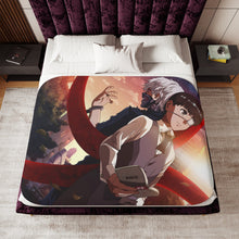 Load image into Gallery viewer, Tokyo Ghoul Ken Kaneki Sherpa Blanket
