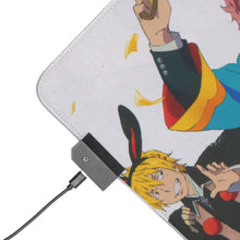 Load image into Gallery viewer, Blue Exorcist RGB LED Mouse Pad (Desk Mat)