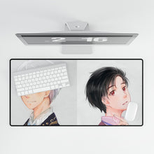 Load image into Gallery viewer, Yuri!!! On Ice Victor Nikiforov, Yuuri Katsuki Mouse Pad (Desk Mat)