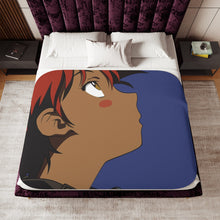 Load image into Gallery viewer, Anime Cowboy Bebop Sherpa Blanket