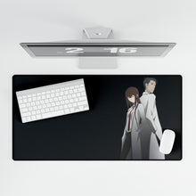 Load image into Gallery viewer, Makise Kurisu & Rintarou Kyouma Mouse Pad (Desk Mat)