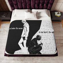 Load image into Gallery viewer, Anime Death Noter Sherpa Blanket