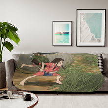 Load image into Gallery viewer, Anime Spirited Away Sherpa Blanket