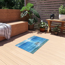 Load image into Gallery viewer, 3 friends contemplating the ocean Rug