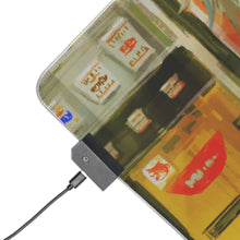 Load image into Gallery viewer, Neon Genesis Evangelion Shinji Ikari, Kaworu Nagisa RGB LED Mouse Pad (Desk Mat)