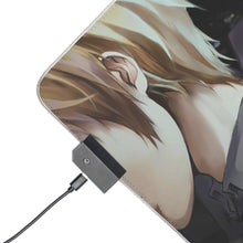 Load image into Gallery viewer, Durarara!! Izaya Orihara, Shizuo Heiwajima RGB LED Mouse Pad (Desk Mat)