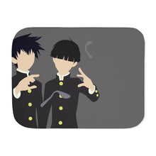 Load image into Gallery viewer, Mob Psycho 100 Shigeo Kageyama, Ritsu Kageyama Sherpa Blanket