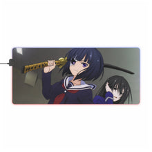 Load image into Gallery viewer, Anime Armed Girl's Machiavellism RGB LED Mouse Pad (Desk Mat)