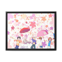 Load image into Gallery viewer, Anohana Meiko Honma, Jinta Yadomi, Naruko Anjou, Tetsudou Hisakawa, Chiriko Tsurumi Canvas Framed Art Print