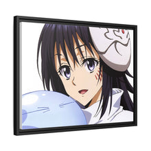 Load image into Gallery viewer, Rimuru Tempest and Shizue Izawa Canvas Framed Art Print