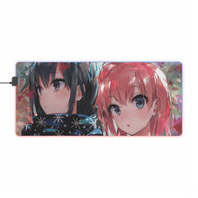 Load image into Gallery viewer, Yukino Yukinoshita, Yui Yuigahama RGB LED Mouse Pad (Desk Mat)