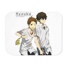 Load image into Gallery viewer, Hōtarō Oreki Satoshi Fukube walking Sherpa Blanket