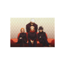 Load image into Gallery viewer, Satoru Gojo Yuji Itadori Nobara Kugisaki and Megumi Fushiguro Rug
