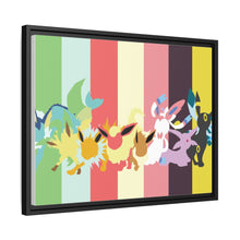 Load image into Gallery viewer, Eeveelution Canvas Framed Art Print