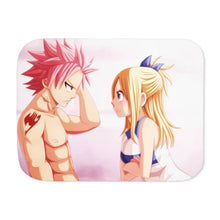 Load image into Gallery viewer, Fairy Tail Natsu Dragneel, Lucy Heartfilia Sherpa Blanket